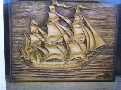 Englisches Fregattschiff - Eiche 02